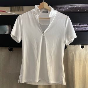 Women’s white callaway golf shirt